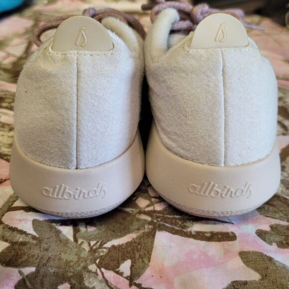 Allbirds WRM Wool Runners Lux Beige Shoes Mens Size 10 - Picture 3 of 8